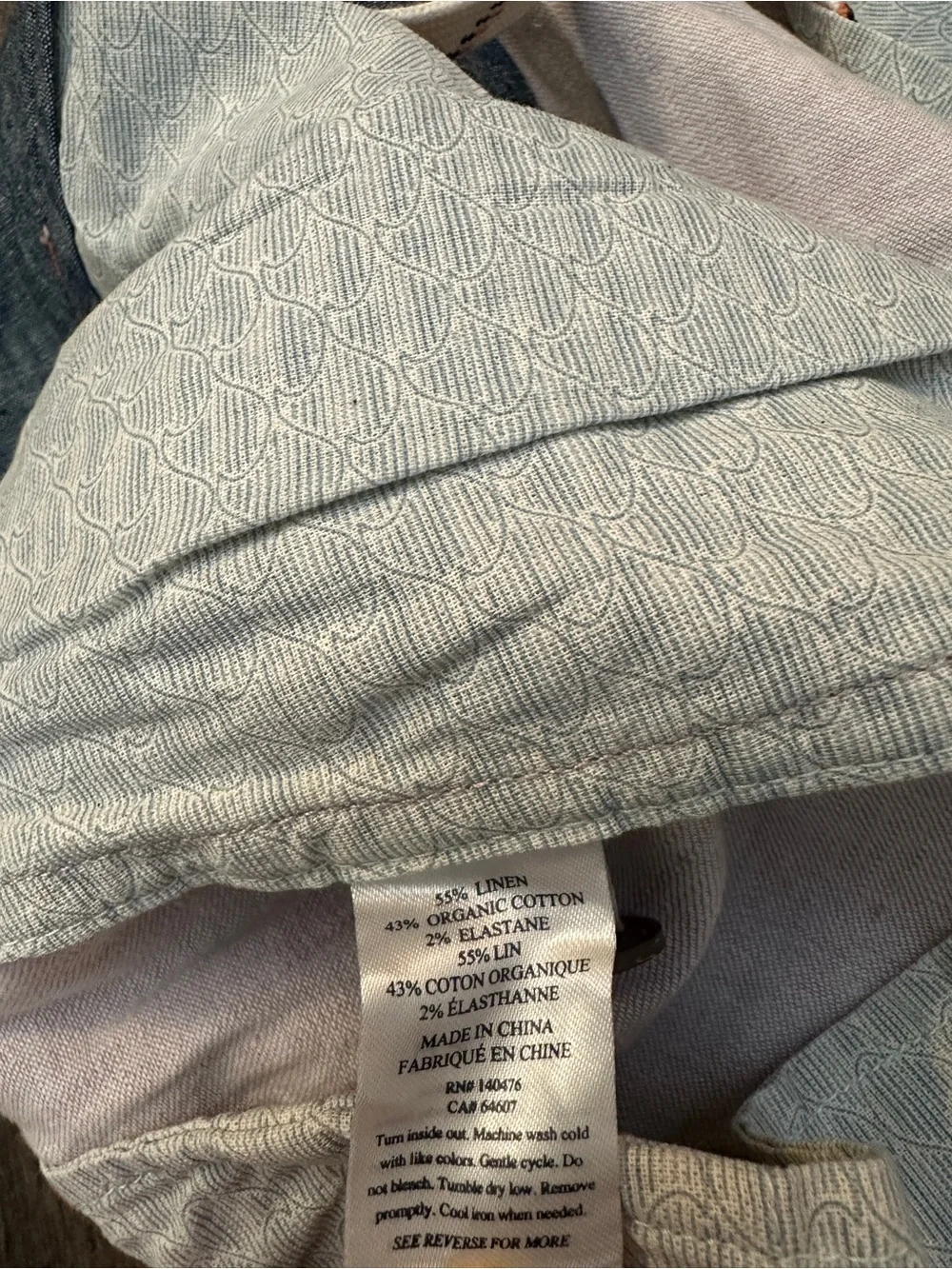 Faherty Linen Organic Cotton Blend Shorts Men’s Size 38 Pink Mauve
